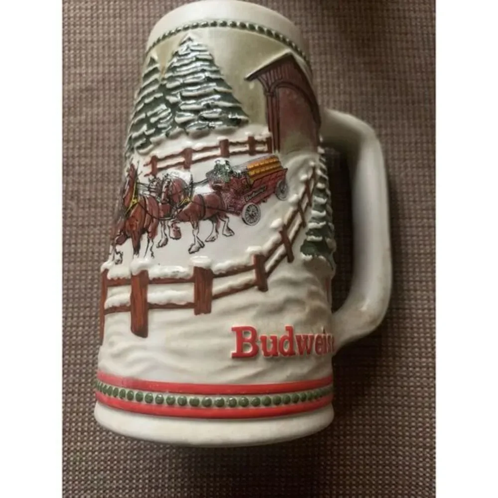 Budweiser vtg christmas